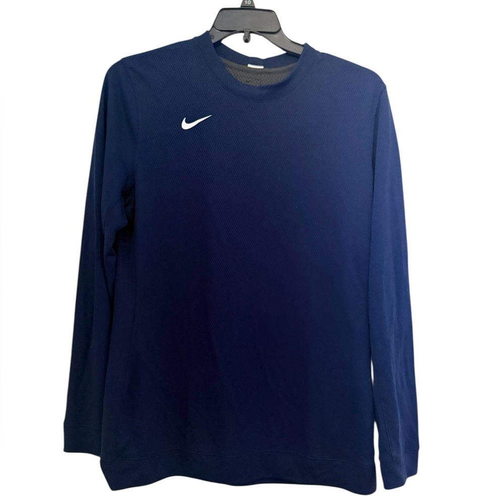 Nike Engineer Woman’s Navy Long Sleeve Shirt nwot